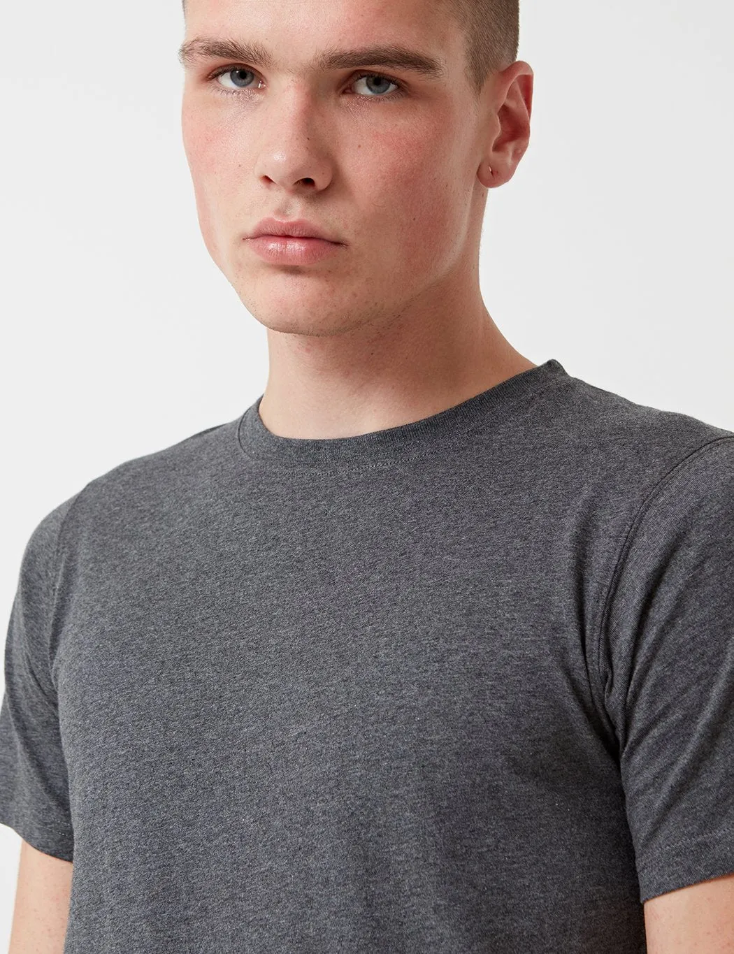 Norse Projects Niels Standard T-Shirt - Charcoal Melange