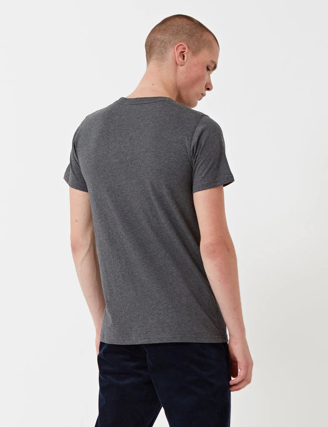 Norse Projects Niels Standard T-Shirt - Charcoal Melange