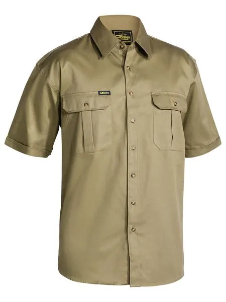 Original Cotton Drill Shirt Short Sleeve - BS1433