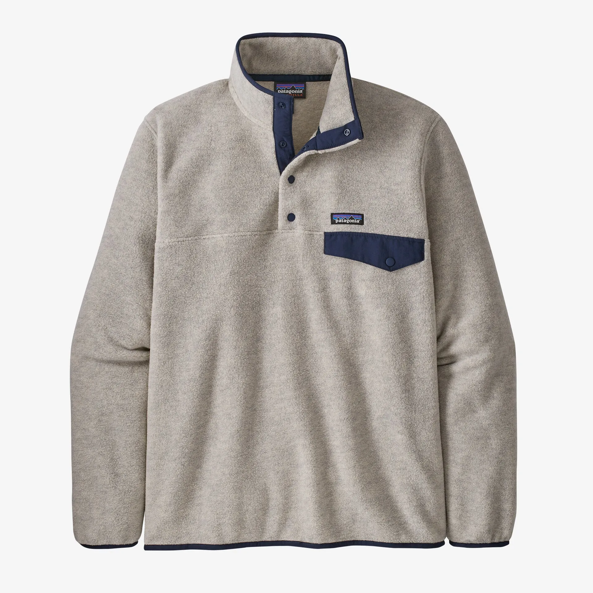 Patagonia Men's Lightweight Synchilla Snap-T Fleece Pullover - OATMEAL HEATHER