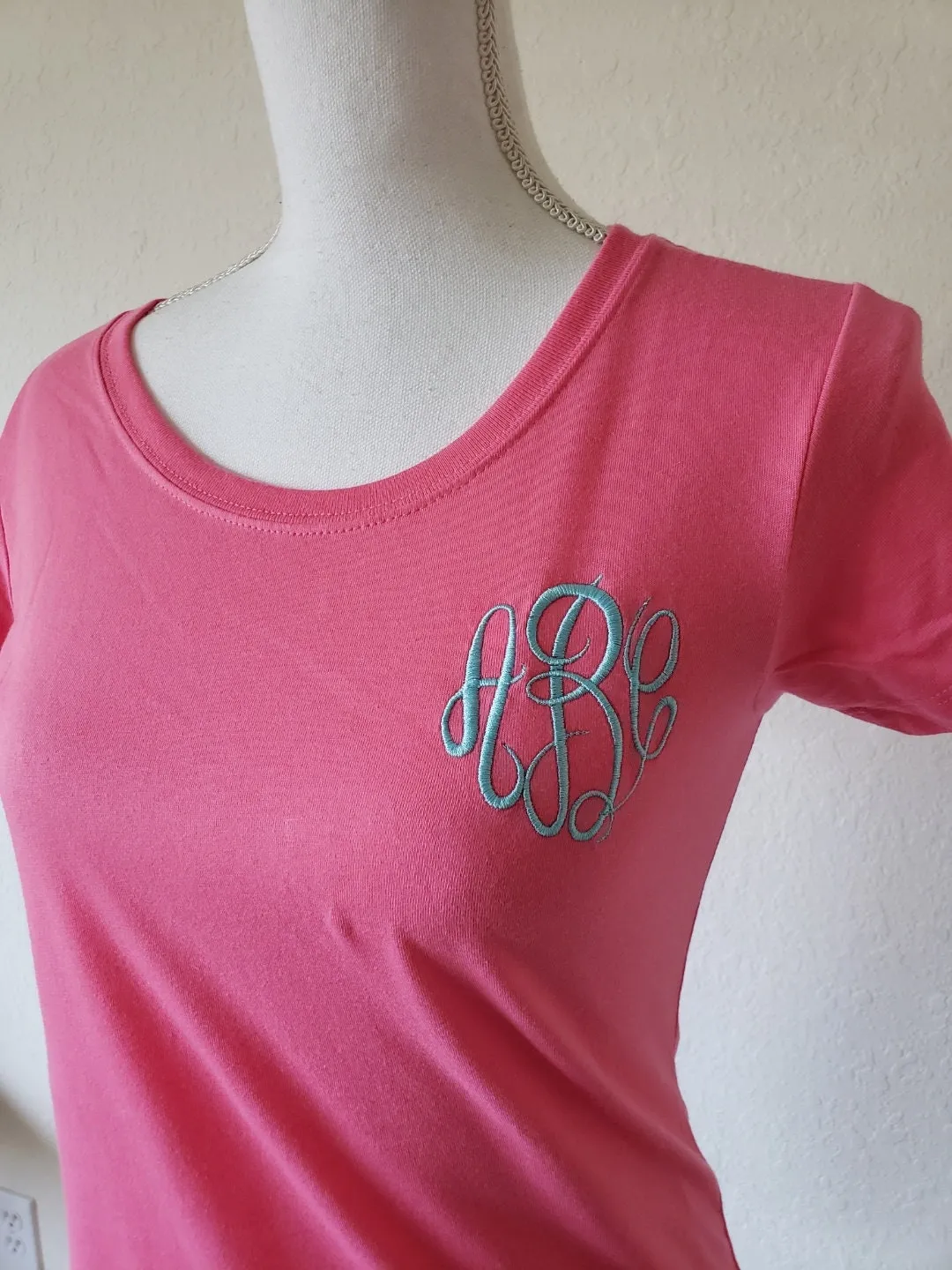 Personalized Embroidered tshirt  Customized women's tshirt  Personalized Color