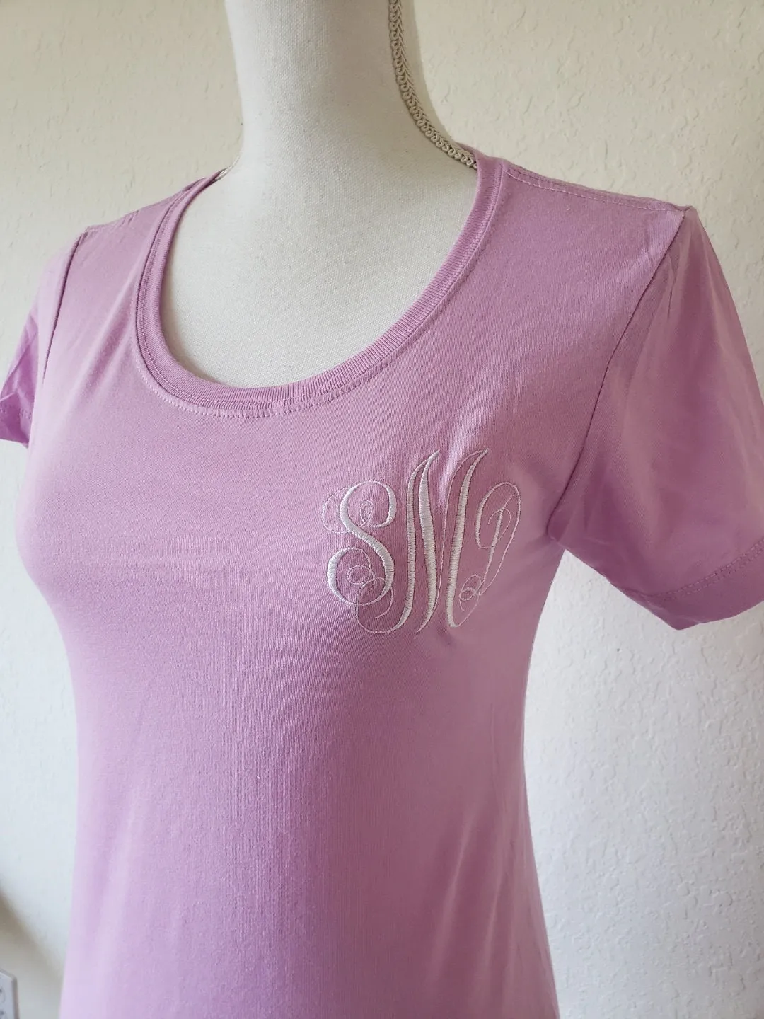 Personalized Embroidered tshirt  Customized women's tshirt  Personalized Color