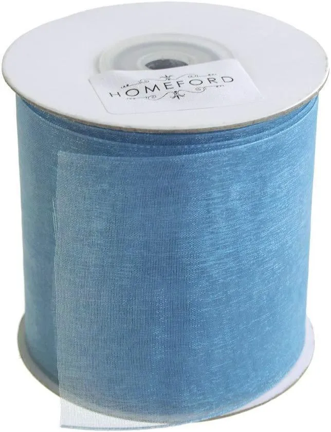 Plain Sheer Organza Ribbon, 2-3/4-inch, 25-yard