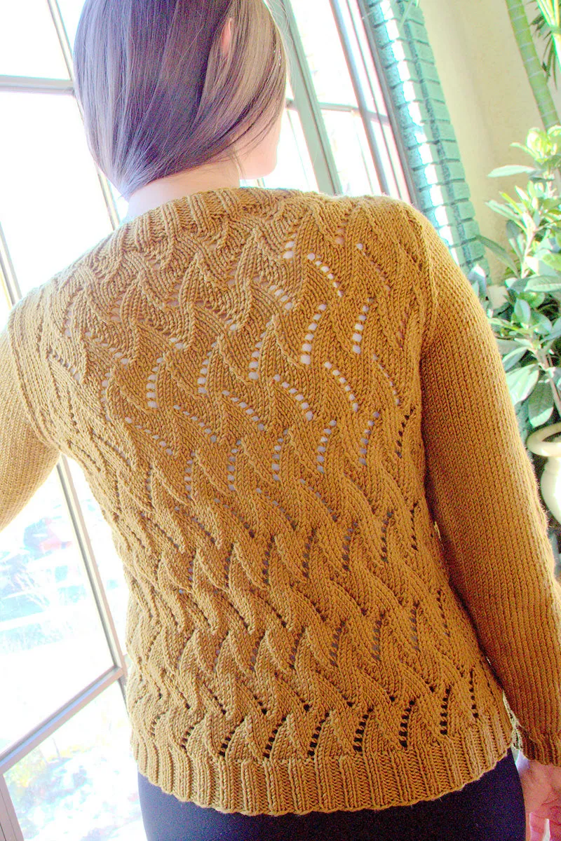 Plymouth Yarn Patterns - 2896 Women's Cardigan - PDF Download