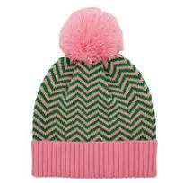 Pom Pom Beanies- Chevron & Checkered