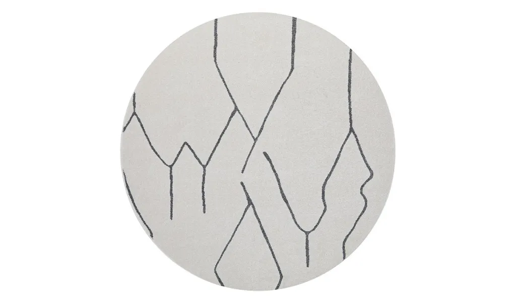 Prince Grey Abstract Lines Rug