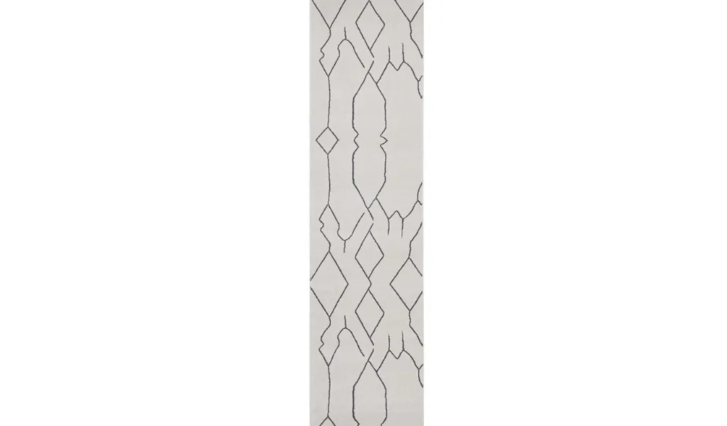 Prince Grey Abstract Lines Rug