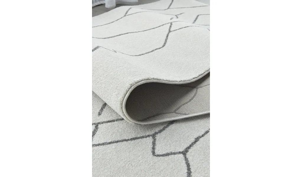 Prince Grey Abstract Lines Rug