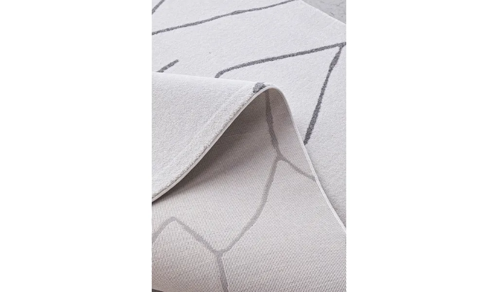 Prince Grey Abstract Lines Rug