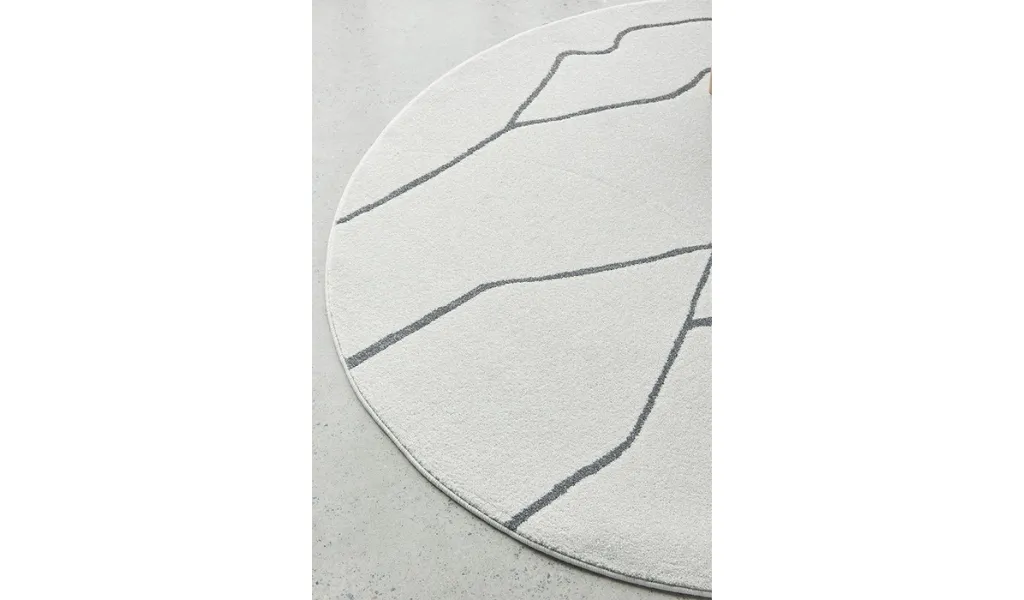 Prince Grey Abstract Lines Rug