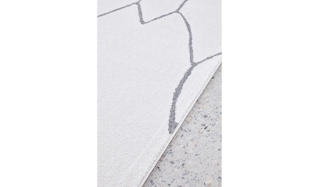 Prince Grey Abstract Lines Rug