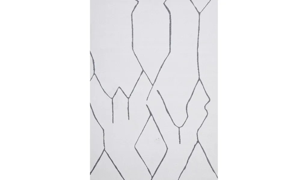 Prince Grey Abstract Lines Rug