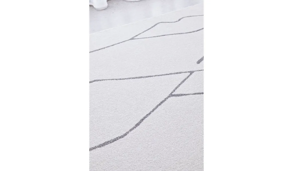 Prince Grey Abstract Lines Rug