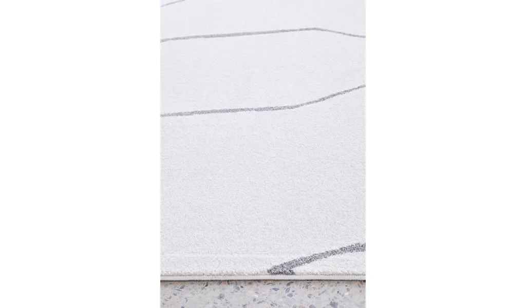 Prince Grey Abstract Lines Rug