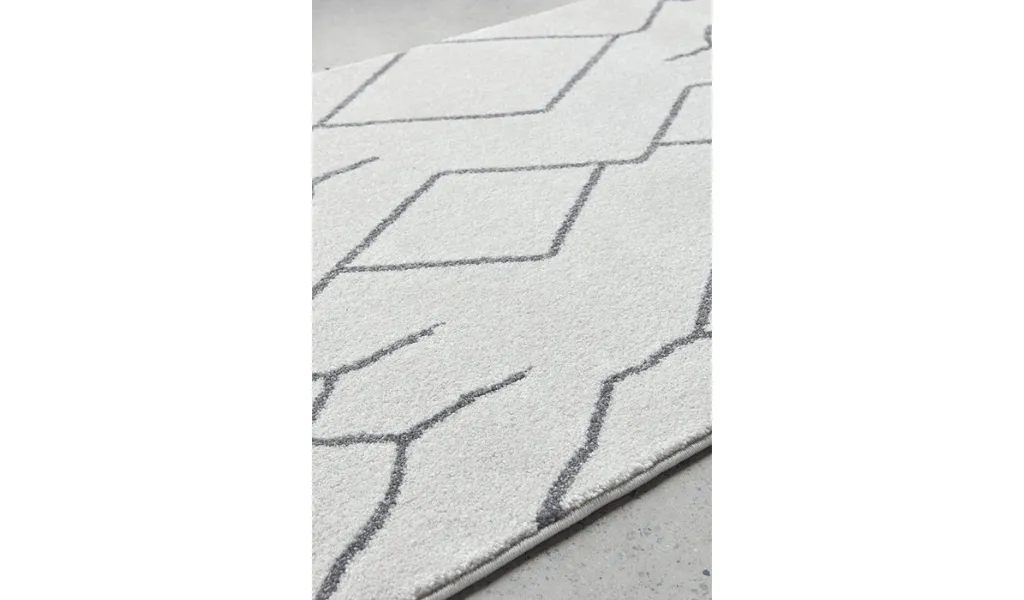 Prince Grey Abstract Lines Rug