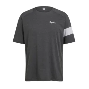 RAPHA Trail Technical Tshirt - AMC Dark Grey/Light grey