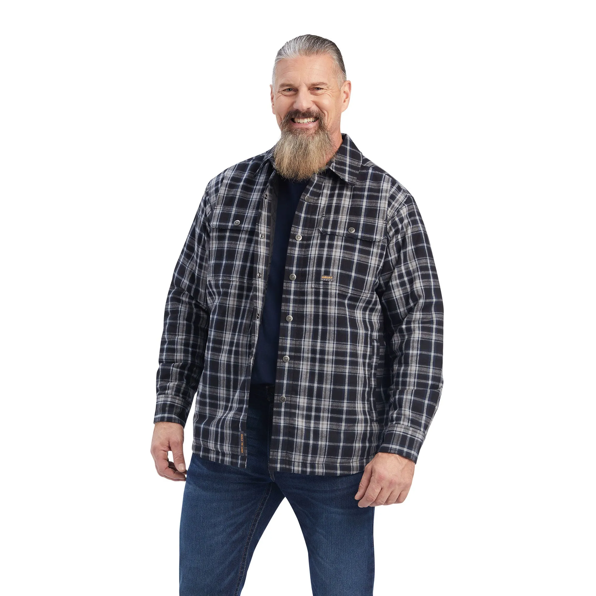 Rebar DuraStretch Flannel Insulated Shirt Jacket