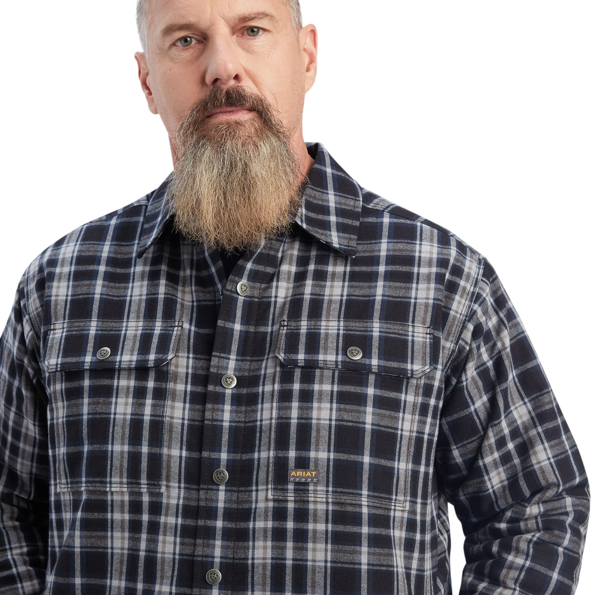 Rebar DuraStretch Flannel Insulated Shirt Jacket