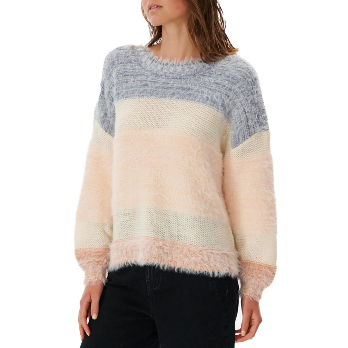 Rip Curl Women's Surf Treehouse Knit Crew Pullover Sweater