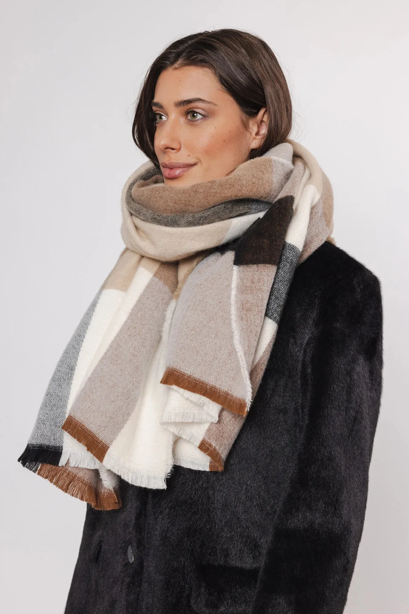 Rowa Scarf Neutral Check