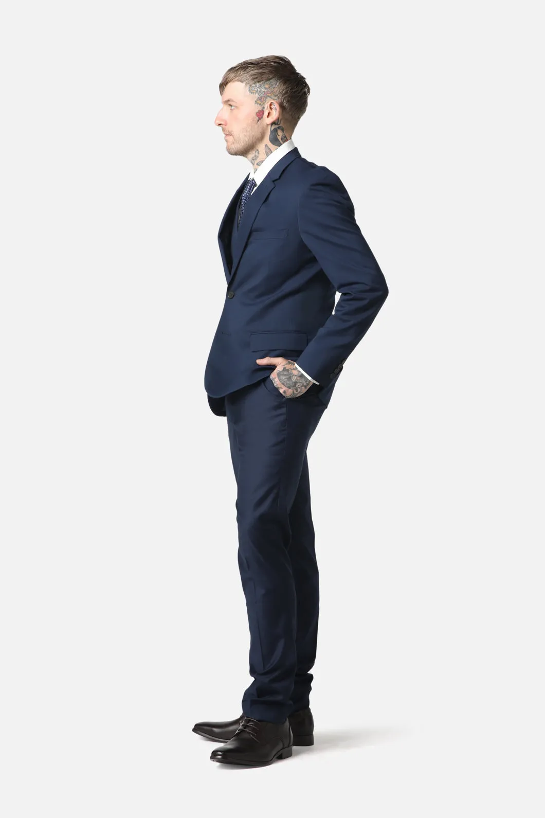 Royal Blue Suit Pant