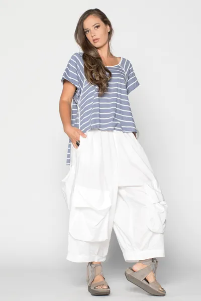 Sailor Top in Stripe Cotton Jersey