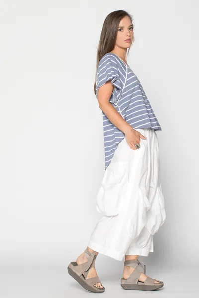 Sailor Top in Stripe Cotton Jersey