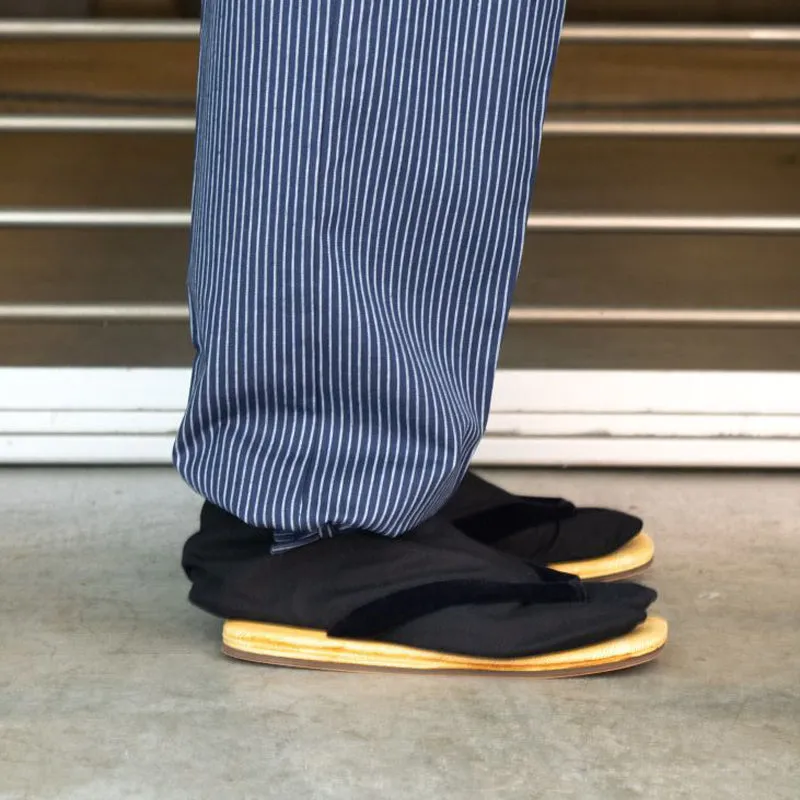 Samue Kurume Vertical Stripes Navy