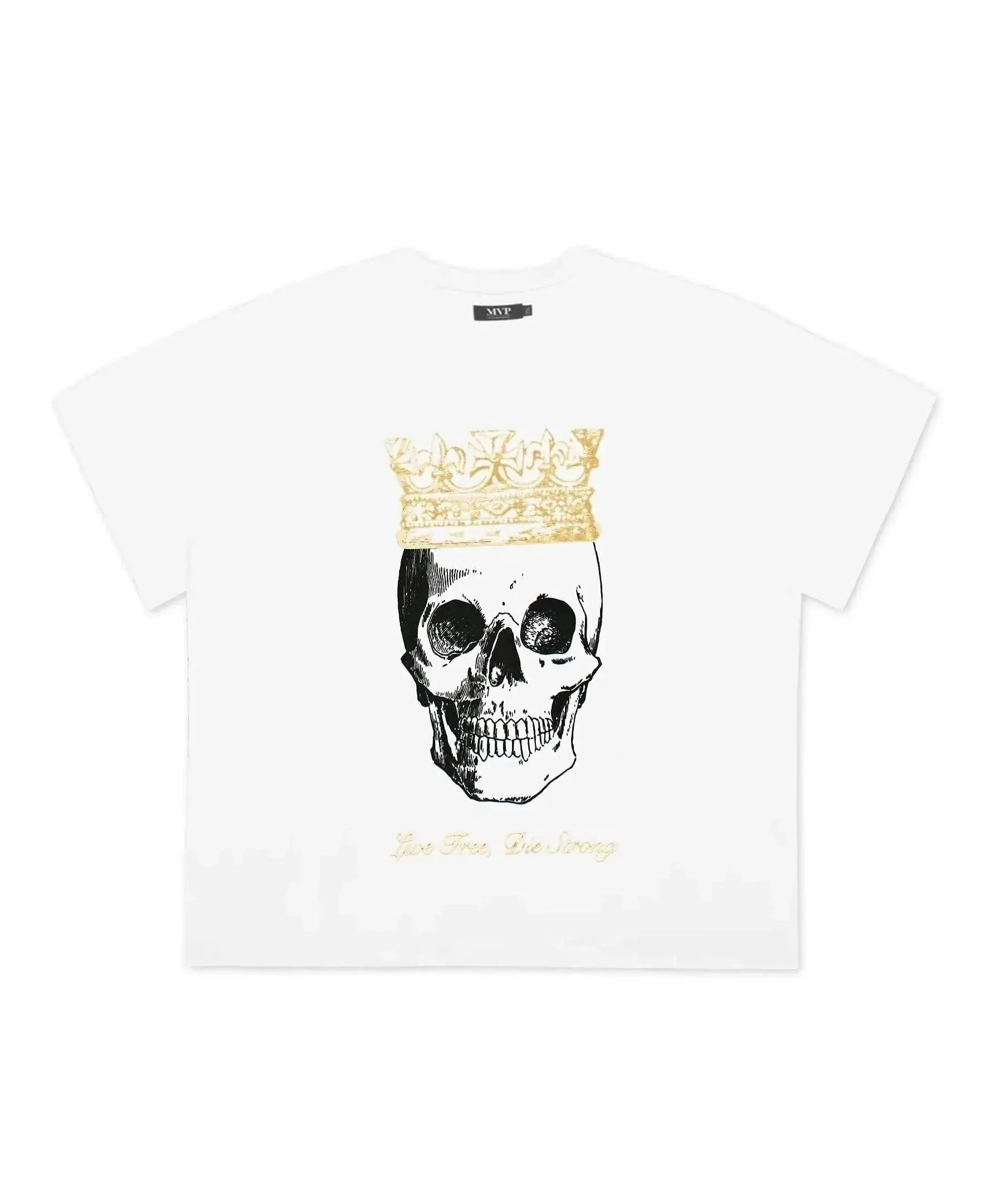 Skull Face Print T-Shirt