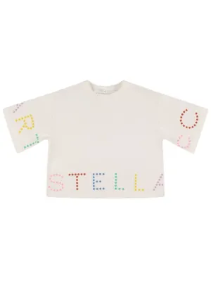 Stella McCartney Kids   Printed cotton jersey t-shirt 