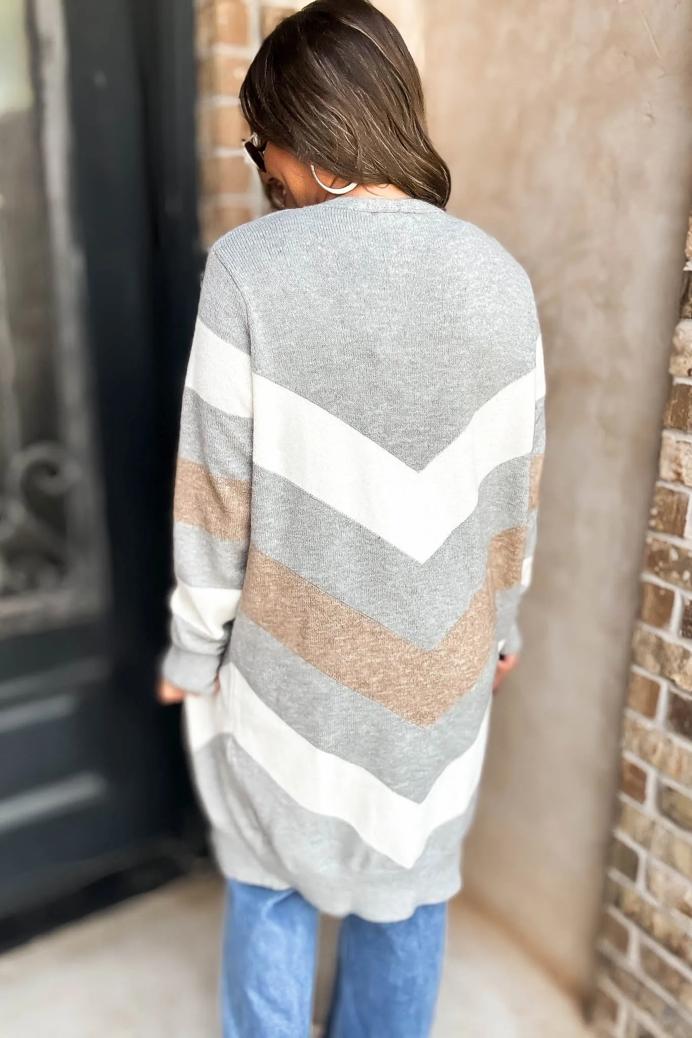 Stirpe Chevron Sweater Cardigan