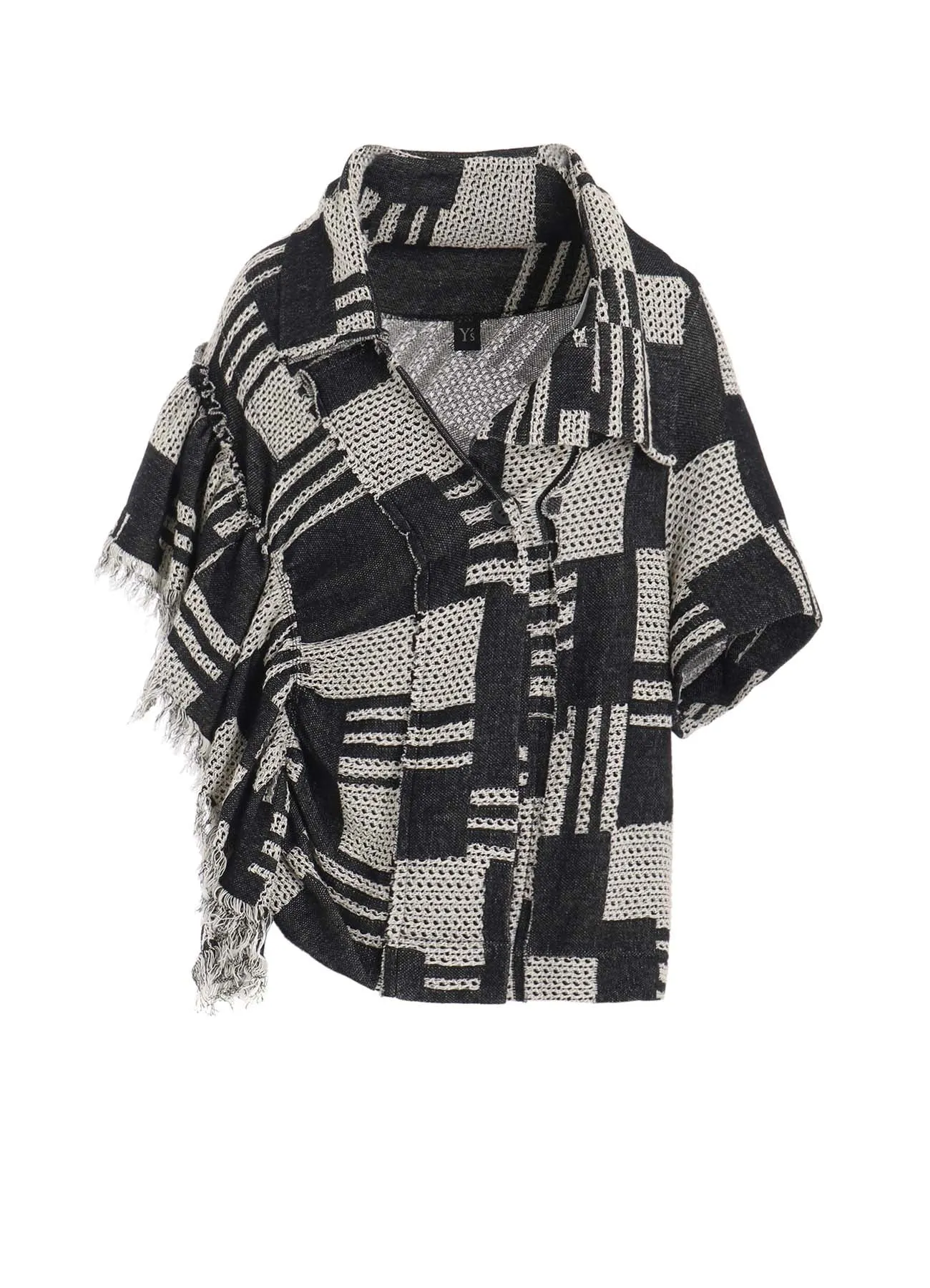 STRIPE/BLOCK JQ FRINGE CARDIGAN