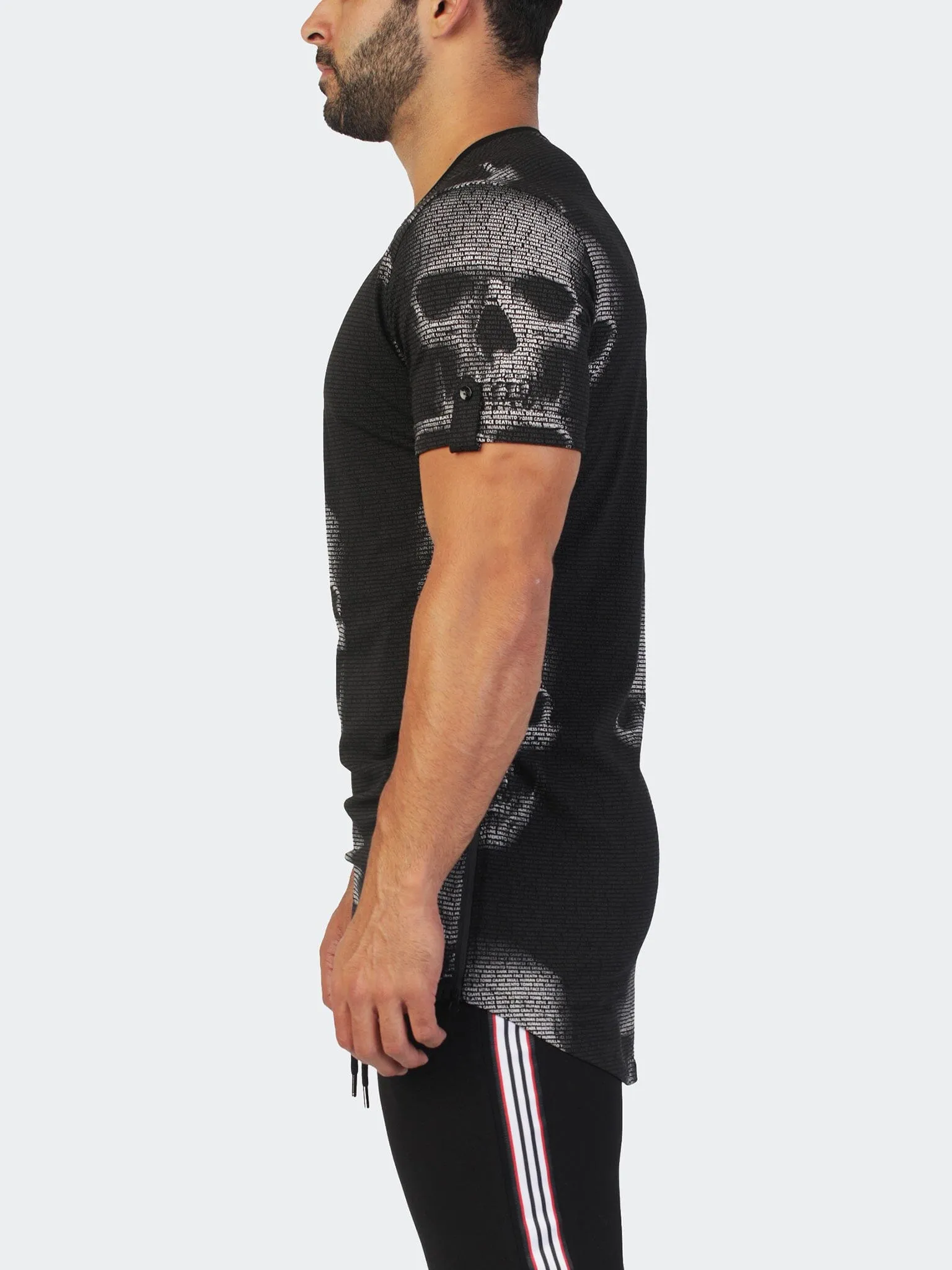 TeeHLZip Skull Black