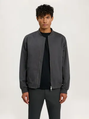 The City Bomber Jacket || Slate Grey