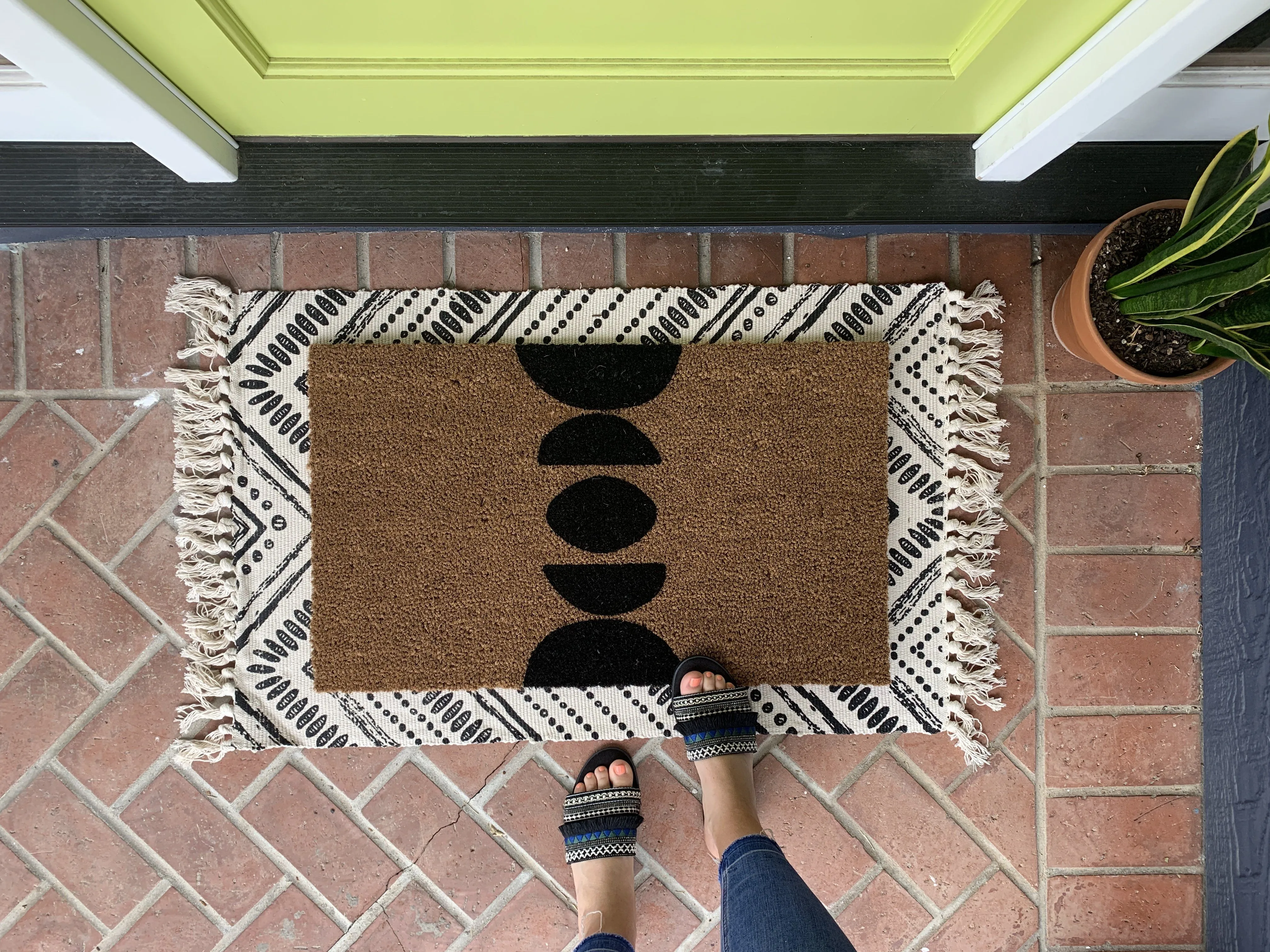 The Ellie Modern Outdoor Doormat