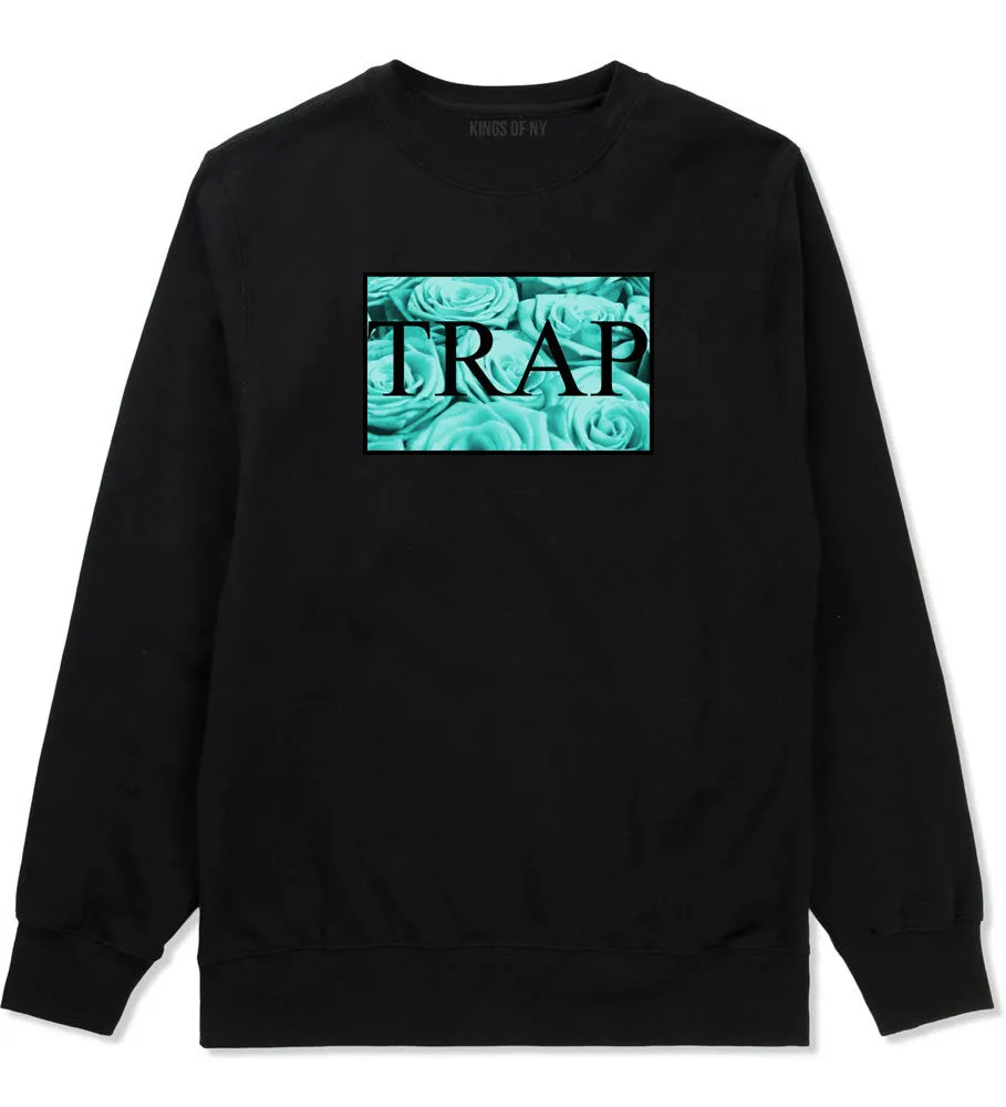 Trap Floral Pattern Crewneck Sweatshirt