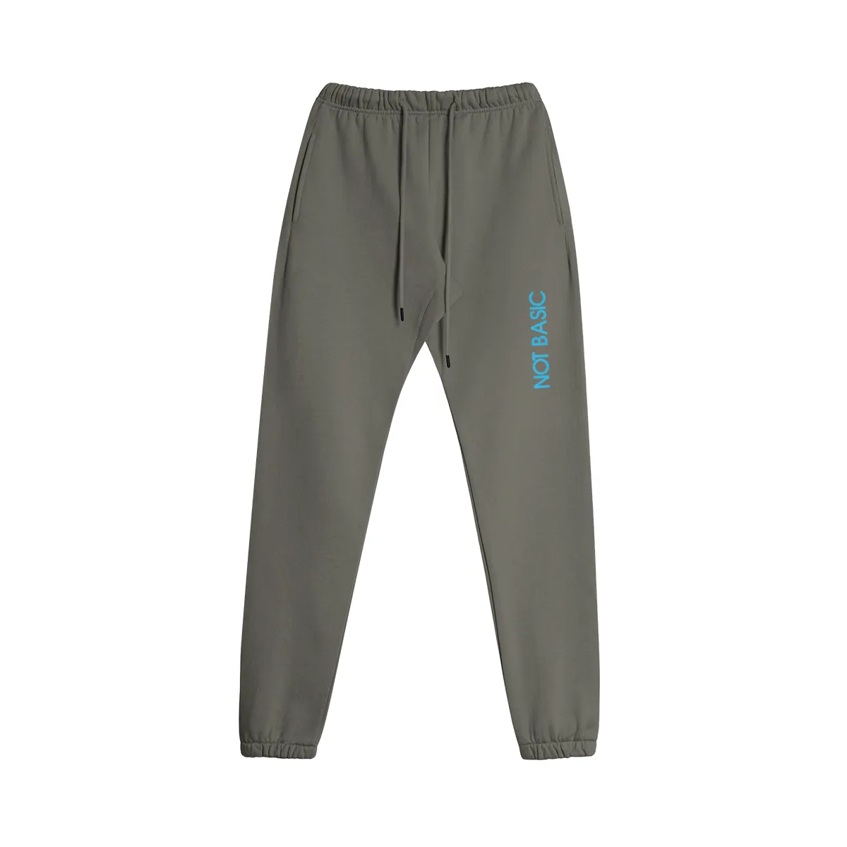 Unisex Embroidered Heavyweight Fleece Lined Sweatpants - NOT BASIC