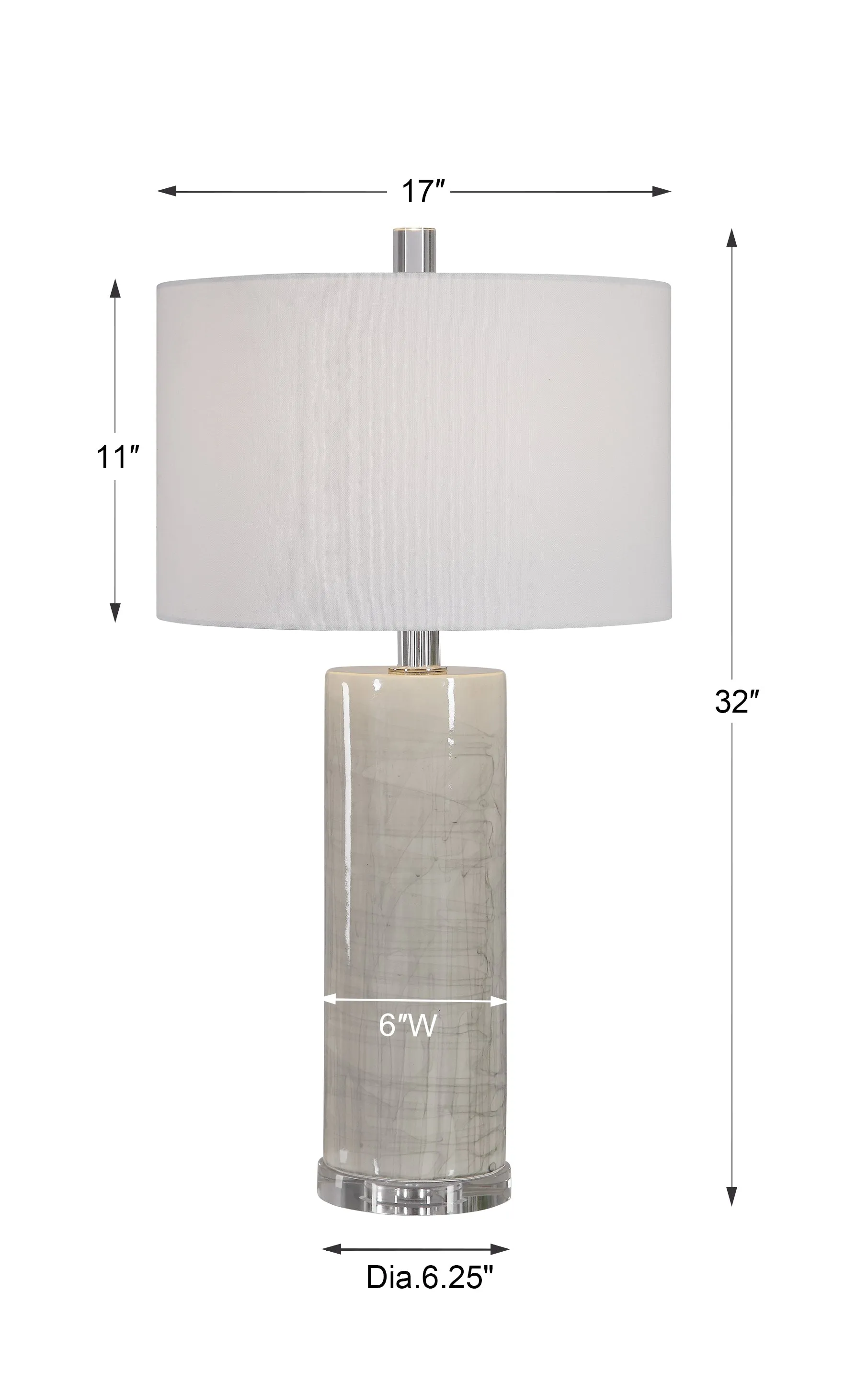 Uttermost Zesiro Modern Table Lamp