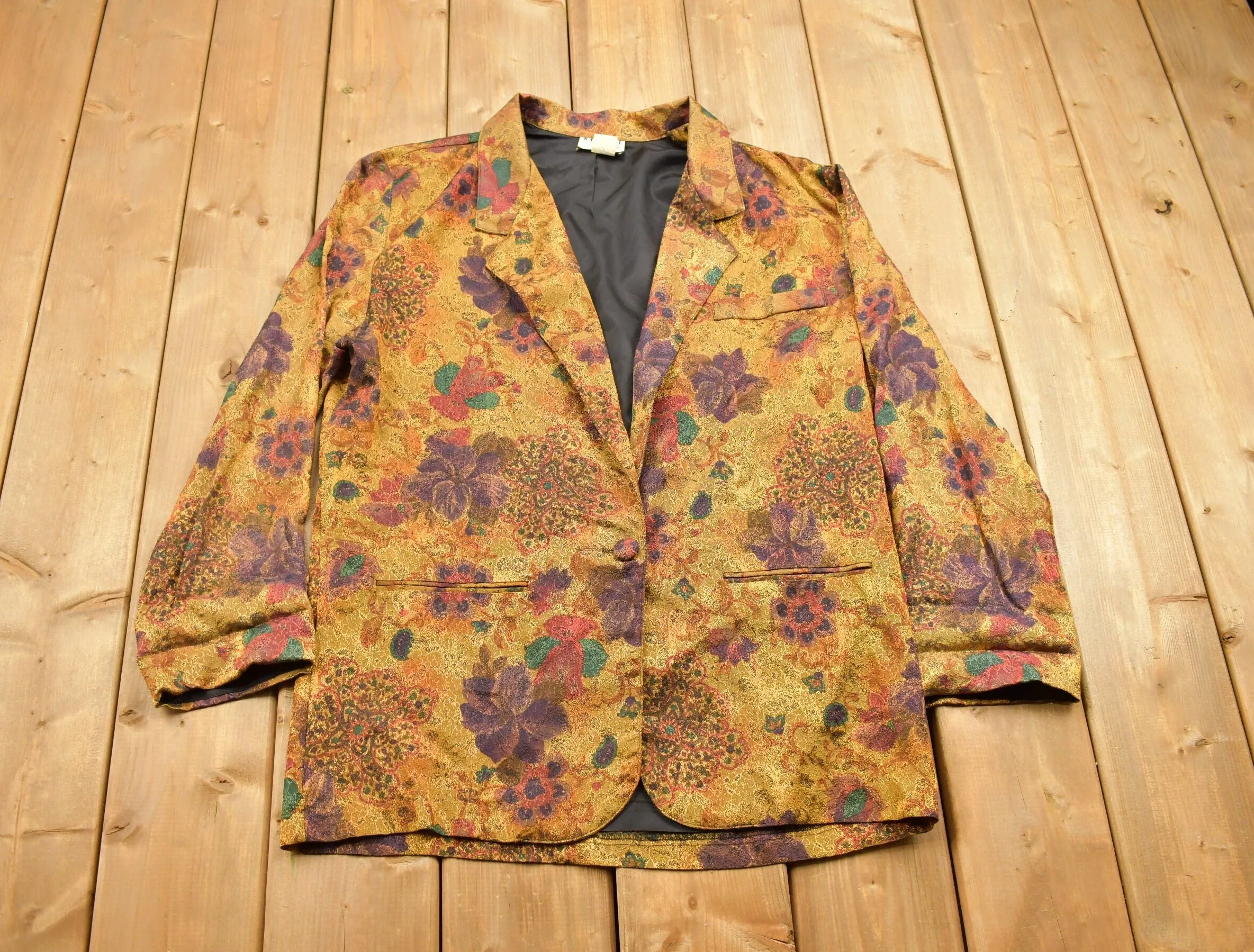 Vintage 1990s Michael And Company Abstract Pattern Jacket