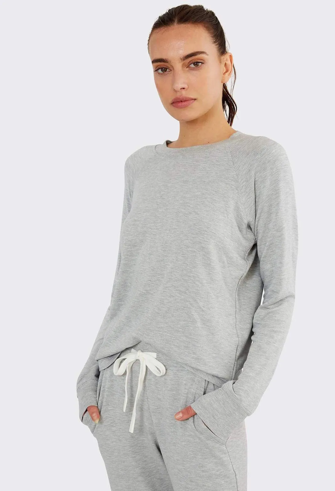 Warm Up Pullover Heather Grey