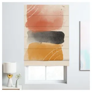 Watercolor Blends Window Roman Shade