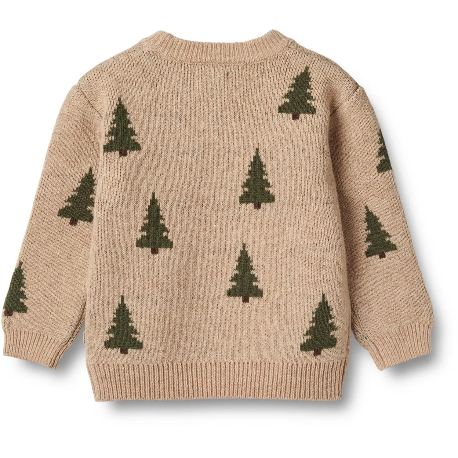 Wheat Offwhite Jacquard Pullover Tree