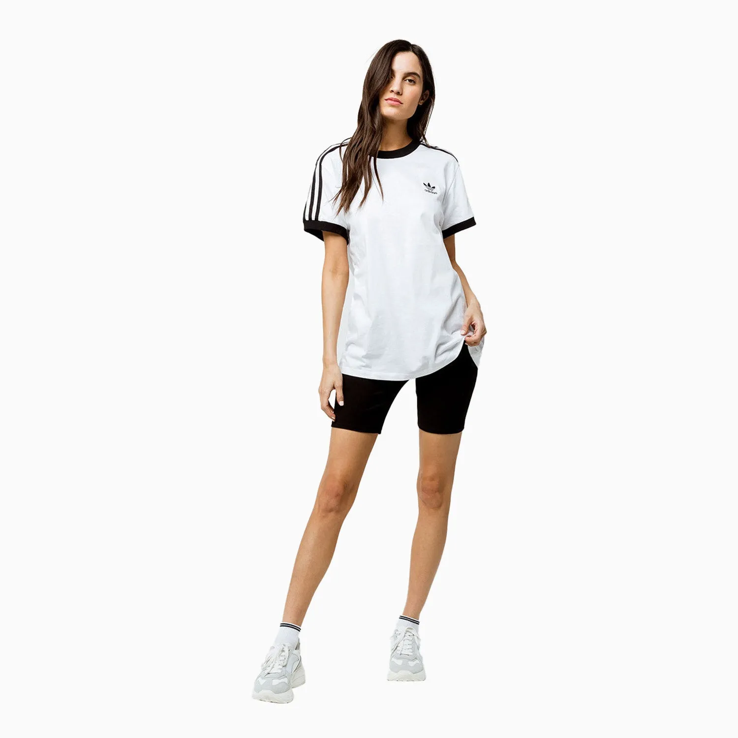 Women's 3 Stripes Short Sleeve T Shirt