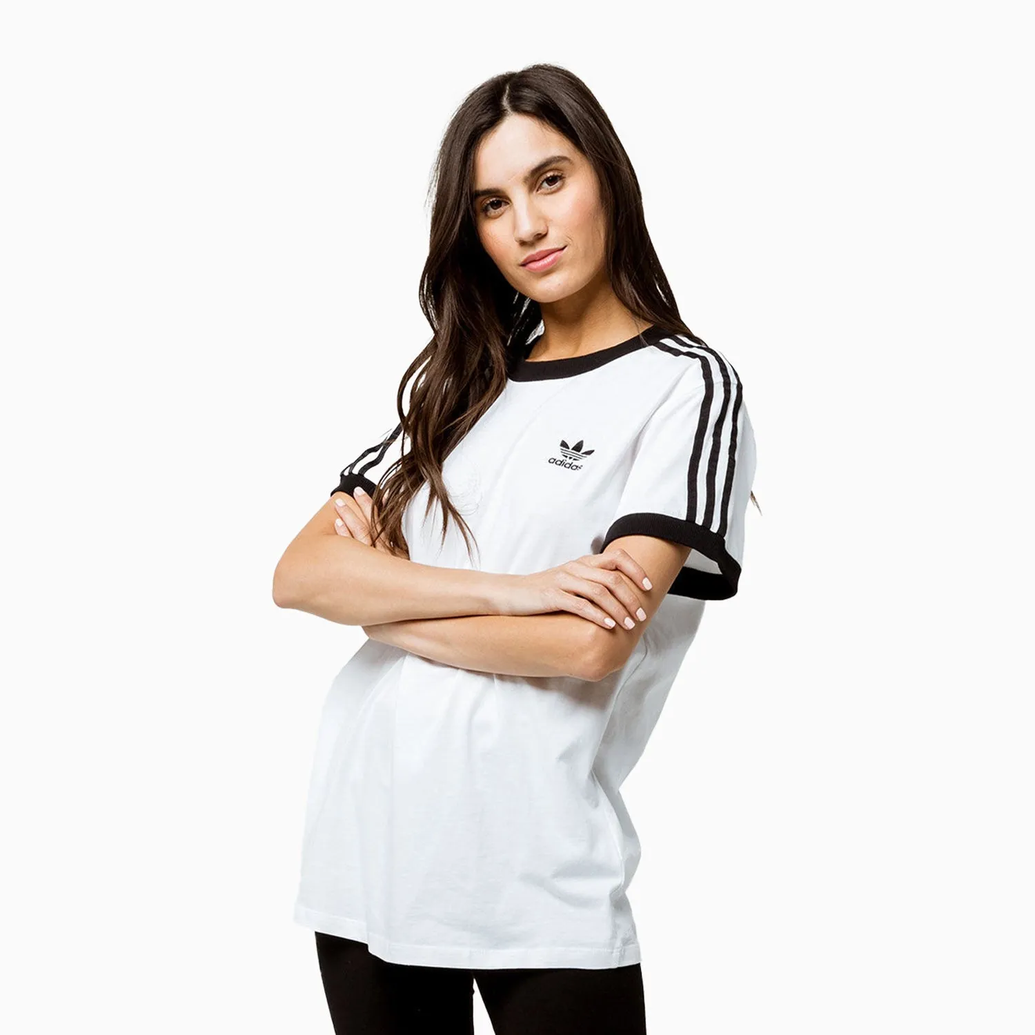 Women's 3 Stripes Short Sleeve T Shirt